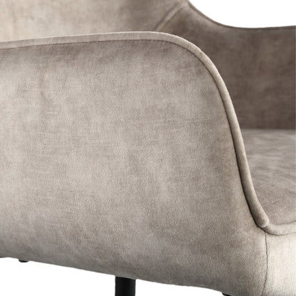 Barstoel Fallow | Kookeiland of Bartafel | Beige Velvet