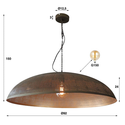 Hanglamp Cosmic | Brons Metaal