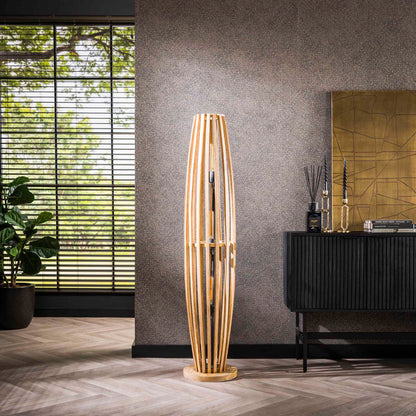 Vloerlamp Orbit | L | Naturel Mangohout