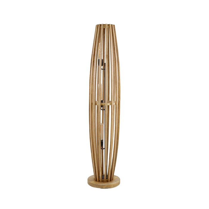 Vloerlamp Orbit | L | Naturel Mangohout