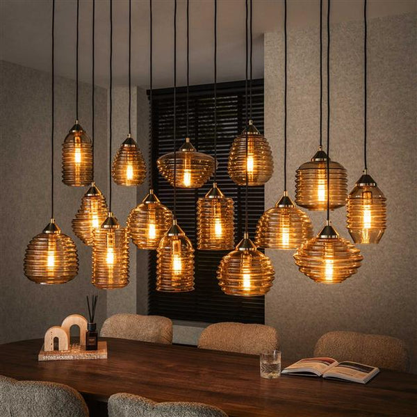 Hanglamp Calvin | Glas Oranje