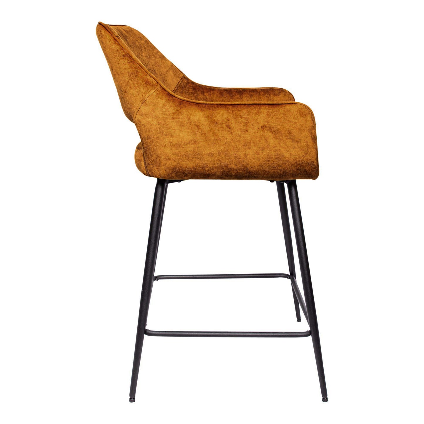 Barstoel Fallow | Kookeiland of Bartafel | Bruin Velvet