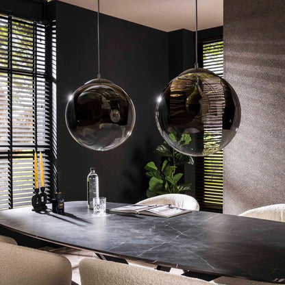 Hanglamp 2L Bubble Shaded | Rookglas