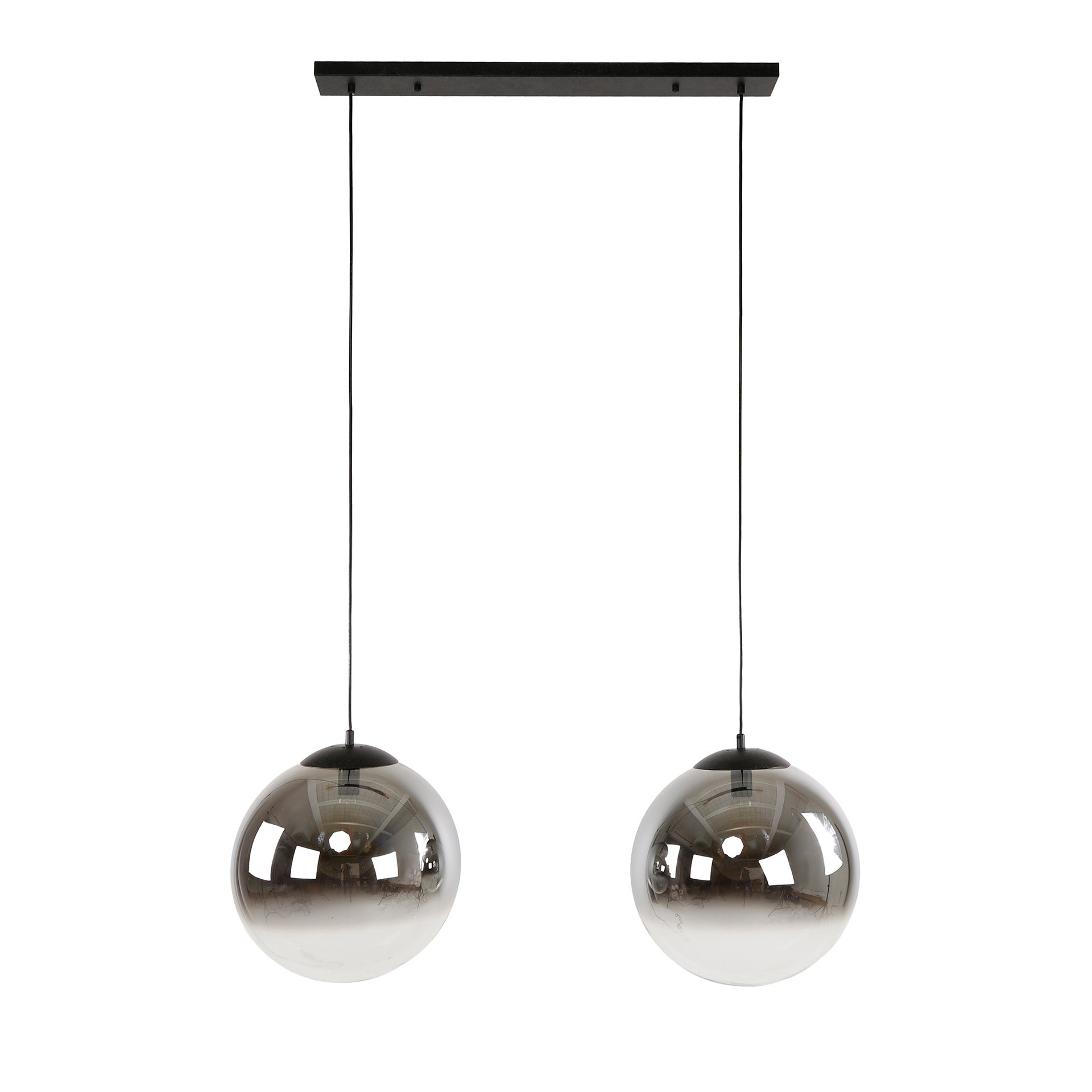 Hanglamp 2L Bubble Shaded | Rookglas