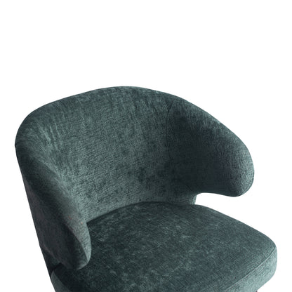 Eetkamerstoel Fiori | Petrol Stof