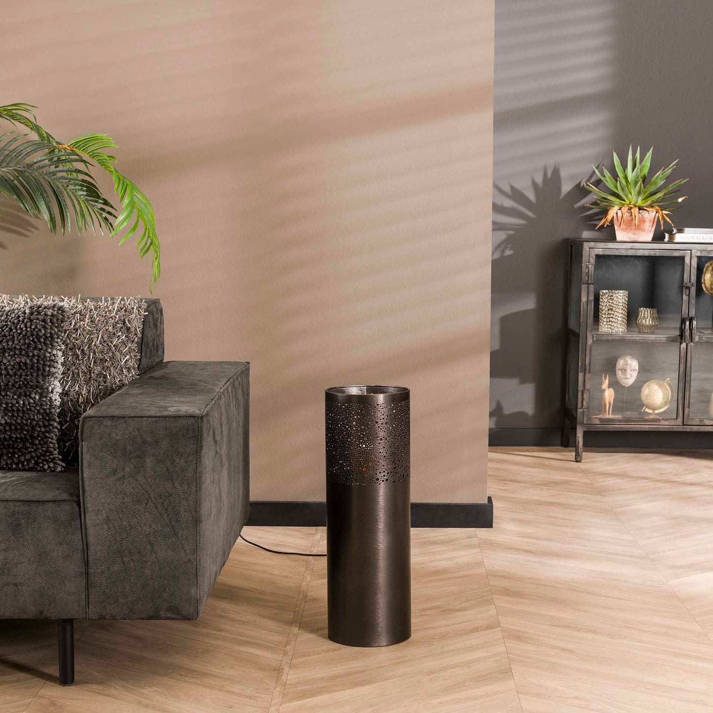 Vloerlamp Cilinder | Small | Zwart