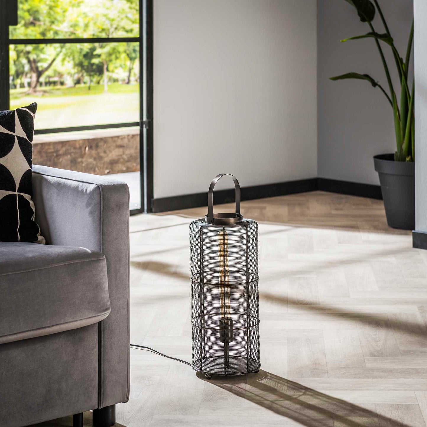 Vloerlamp Reach | Zwart