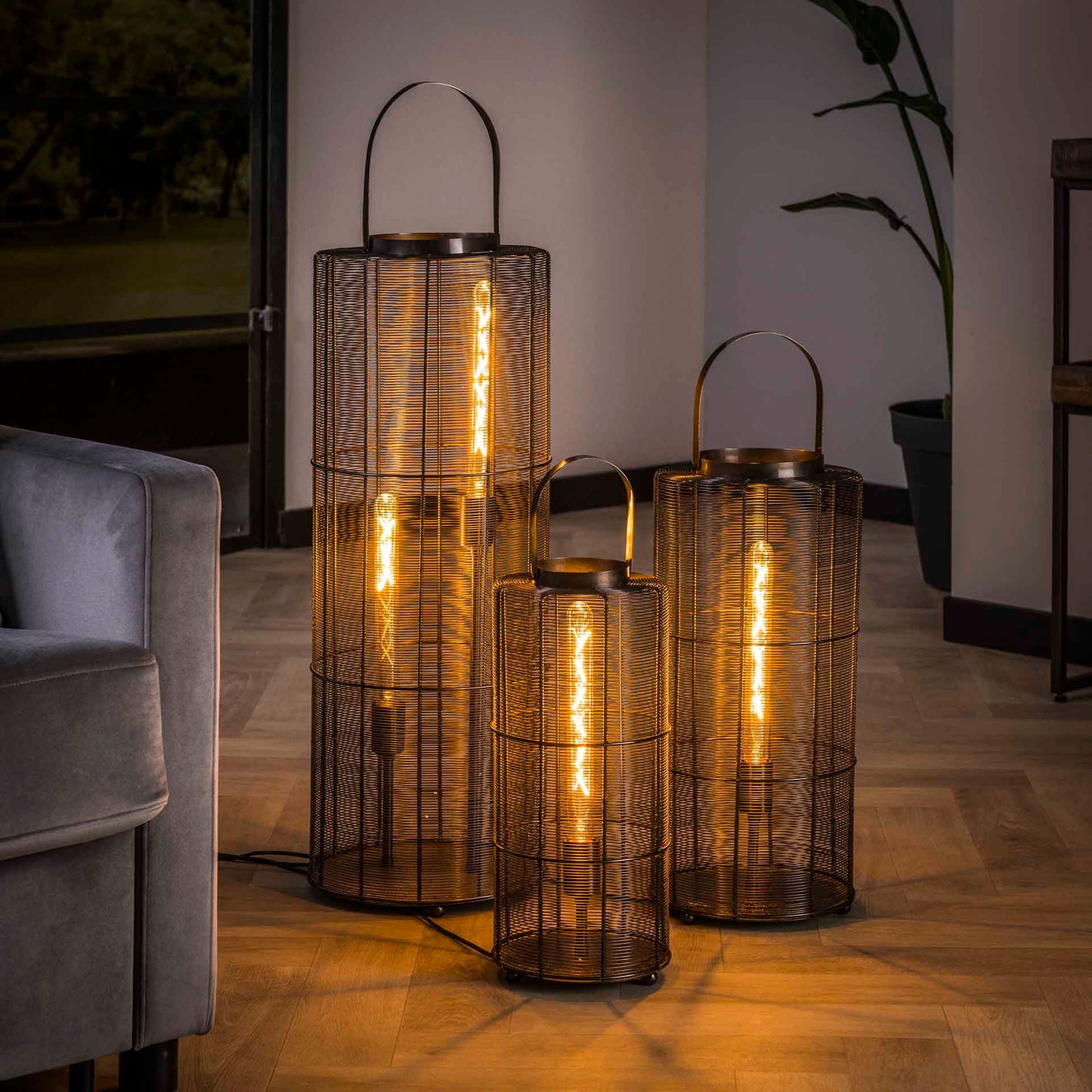 Vloerlamp Reach | Zwart