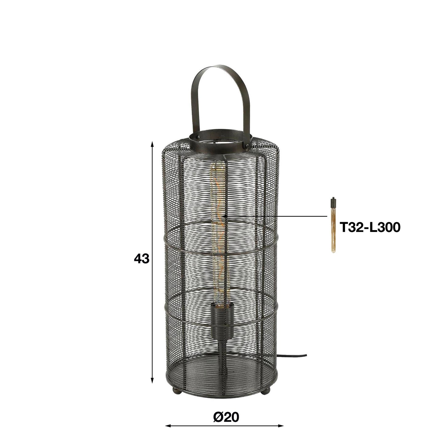 Vloerlamp Reach | Zwart