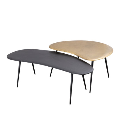 Salontafel Blaze | Set van 2 | Zwart en Goud