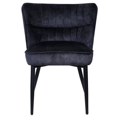 Eetkamerstoel Marth | Grijs Velvet