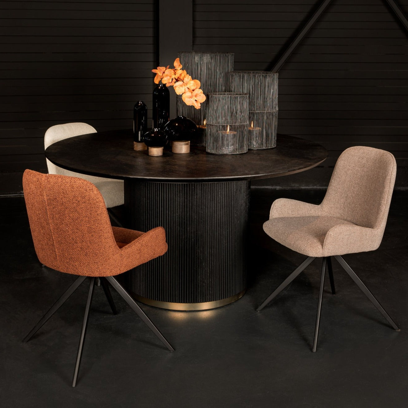 Eetkamerstoel Leander | Cream