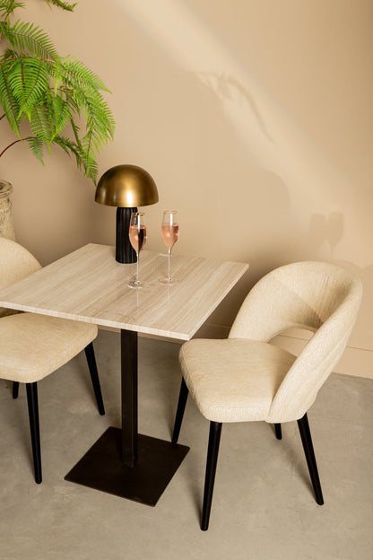 Restauranttafel Plaza | Wit Marmer — Algemene Sfeerfoto