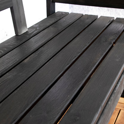 Tuinbank Friesen | Zwart Dennenhout