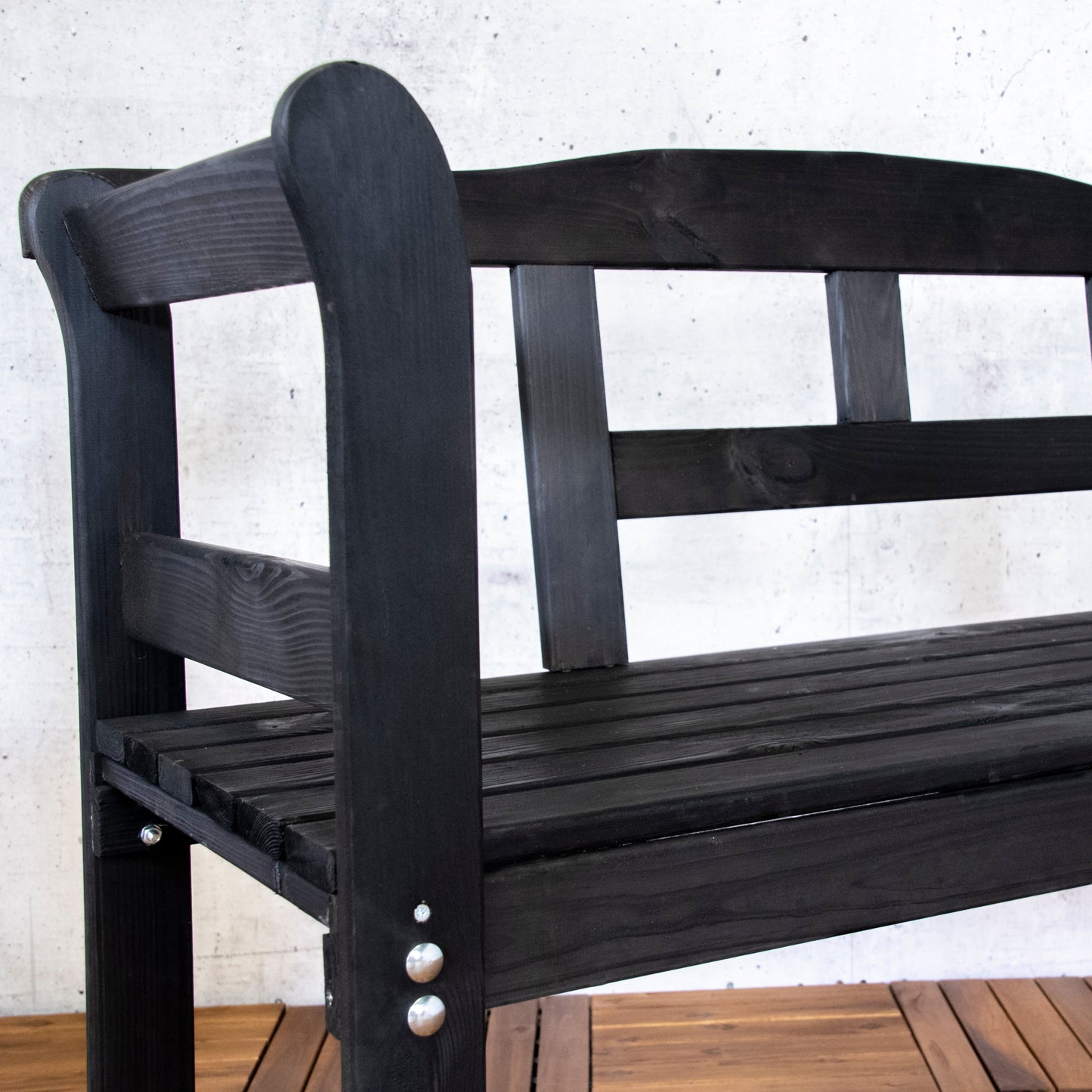 Tuinbank Friesen | Zwart Dennenhout