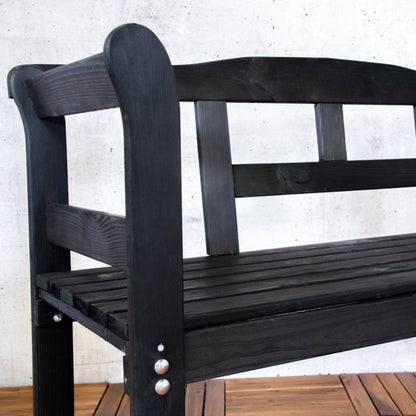 Tuinbank Friesen | Zwart Dennenhout