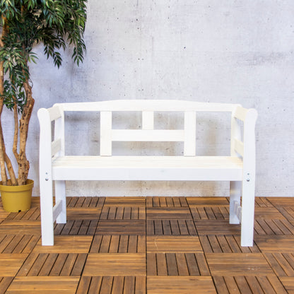 Tuinbank Friesen | Wit Dennenhout