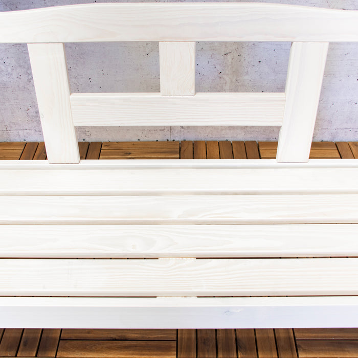 Tuinbank Friesen | Wit Dennenhout
