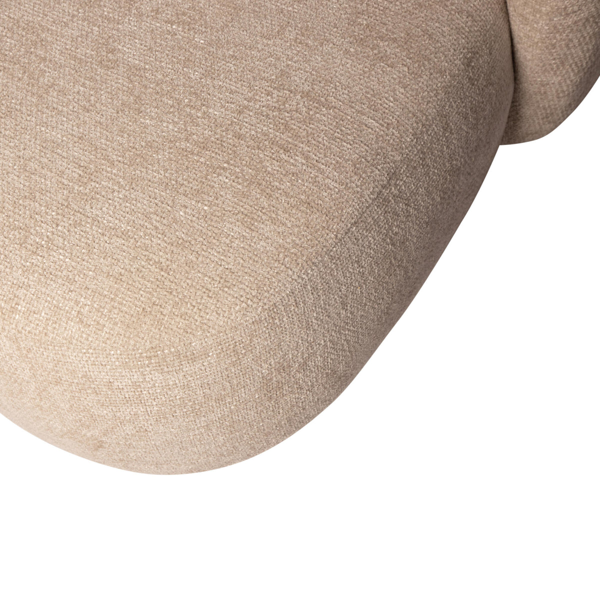 Fauteuil Aphrodite loveseat cream, detail van het materiaal