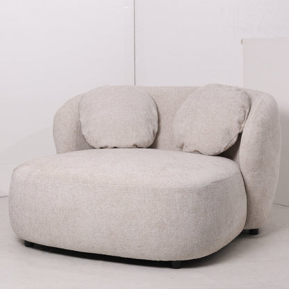 Fauteuil Aphrodite loveseat cream, vooraanzicht in een interieur