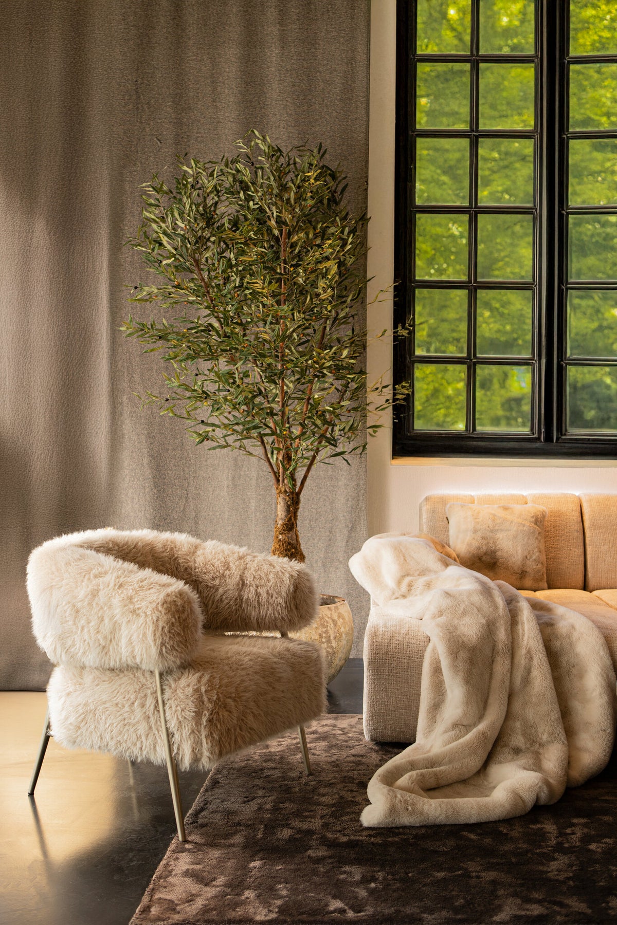 Fauteuil Hair | Cream — Algemene Sfeerfoto