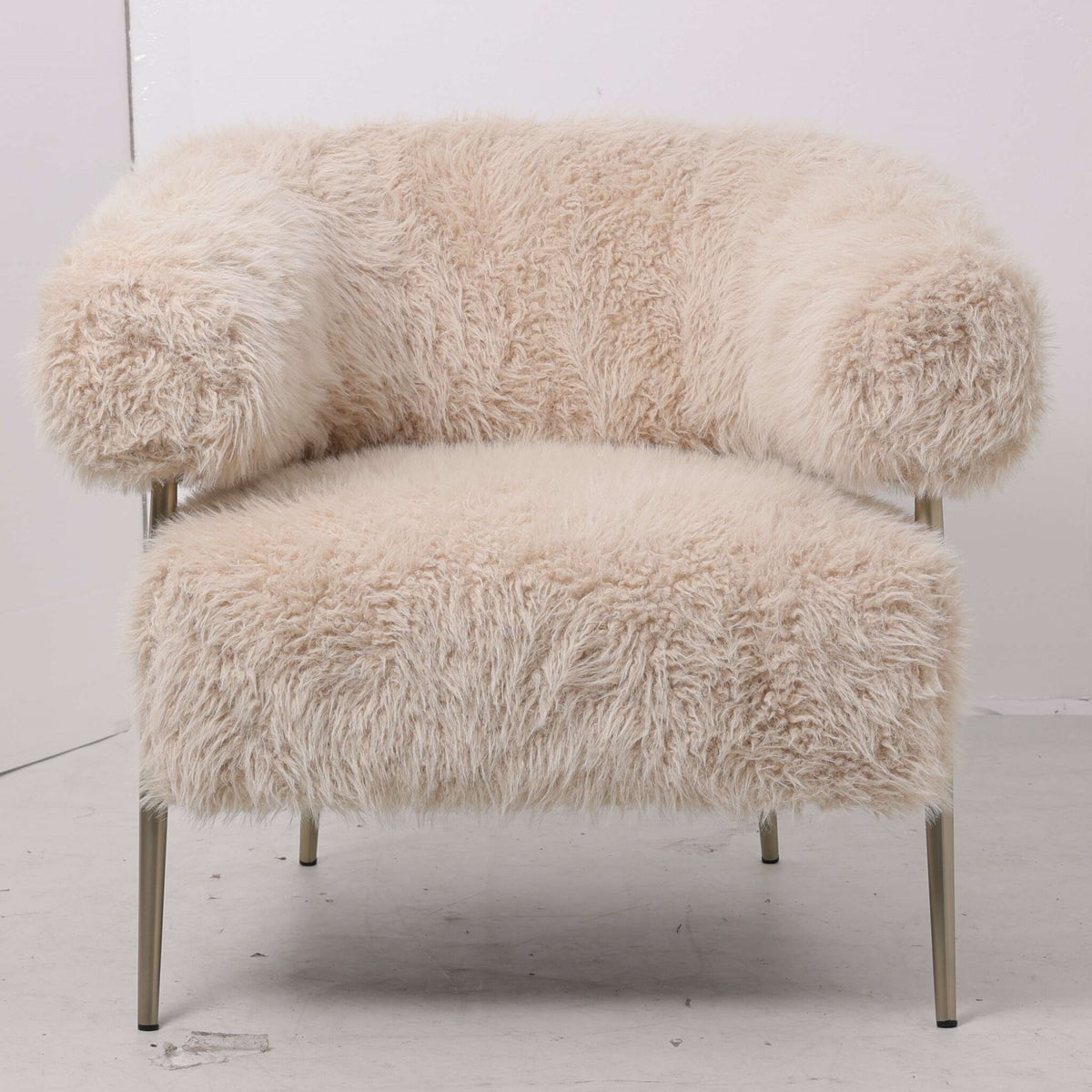 Fauteuil Hair | Cream — Vooraanzicht - witfoto