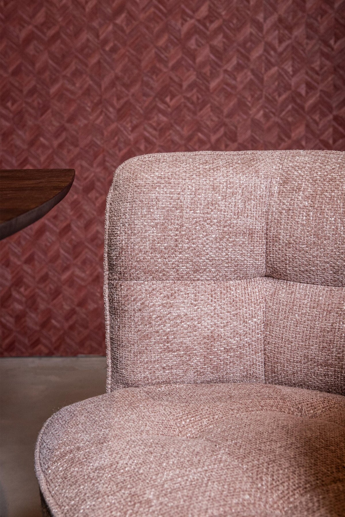 Eetkamerstoel Odin | Roze — Detail