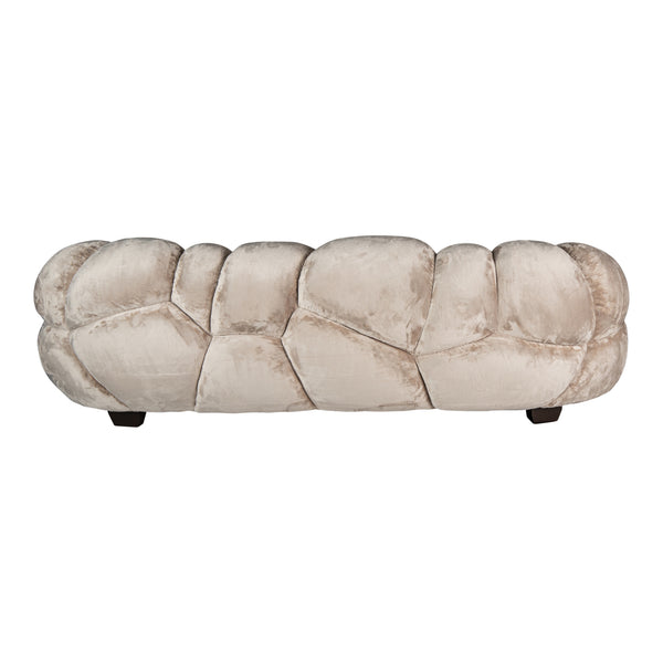Bank Nubibus | Beige Stof — Vooraanzicht - witfoto