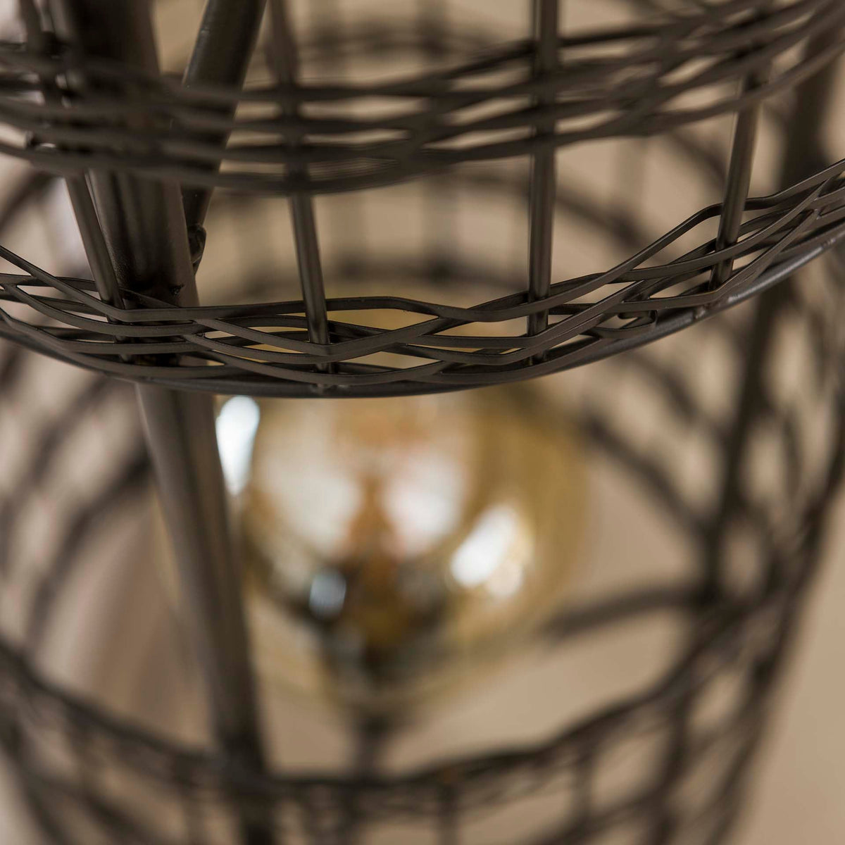 Vloerlamp Metal Blinds | Nikkel | Magazijn leegverkoop — Detail