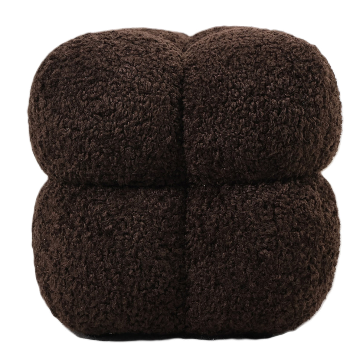 Halbank Teddy | Bruin — Vooraanzicht - witfoto