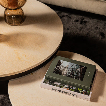 Salontafel Bregt | Laag | Beige Marmer