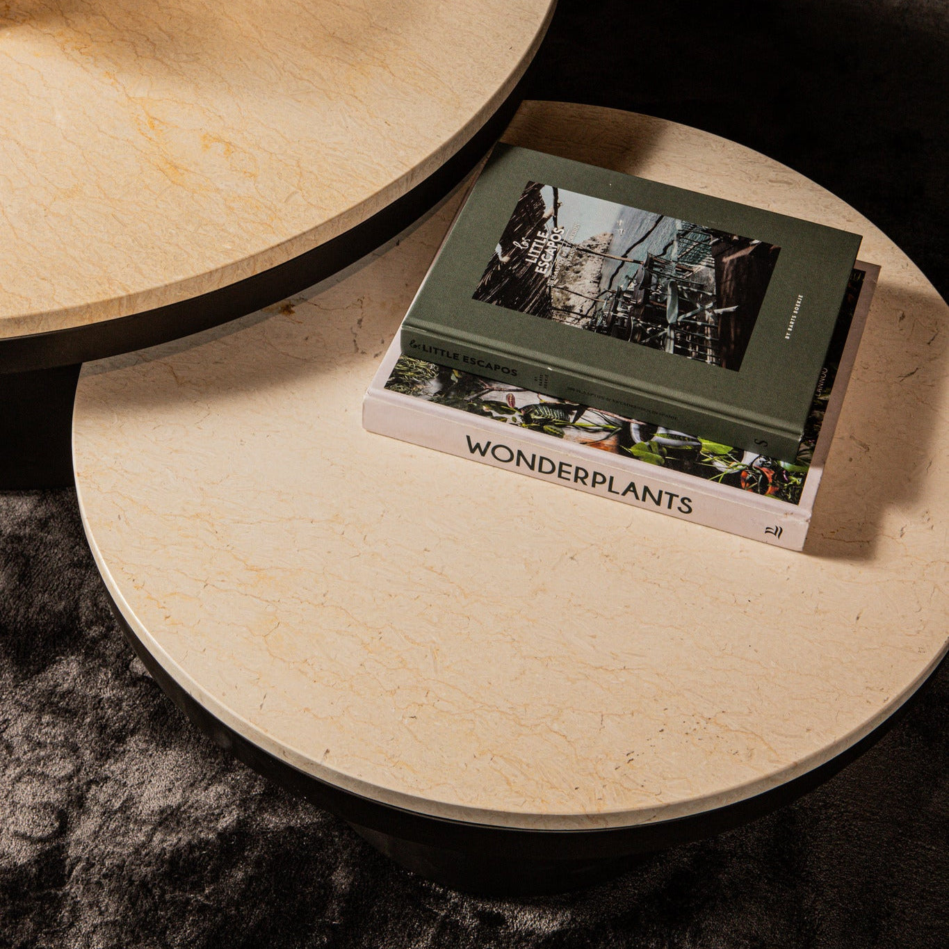 Salontafel Bregt | Laag | Beige Marmer