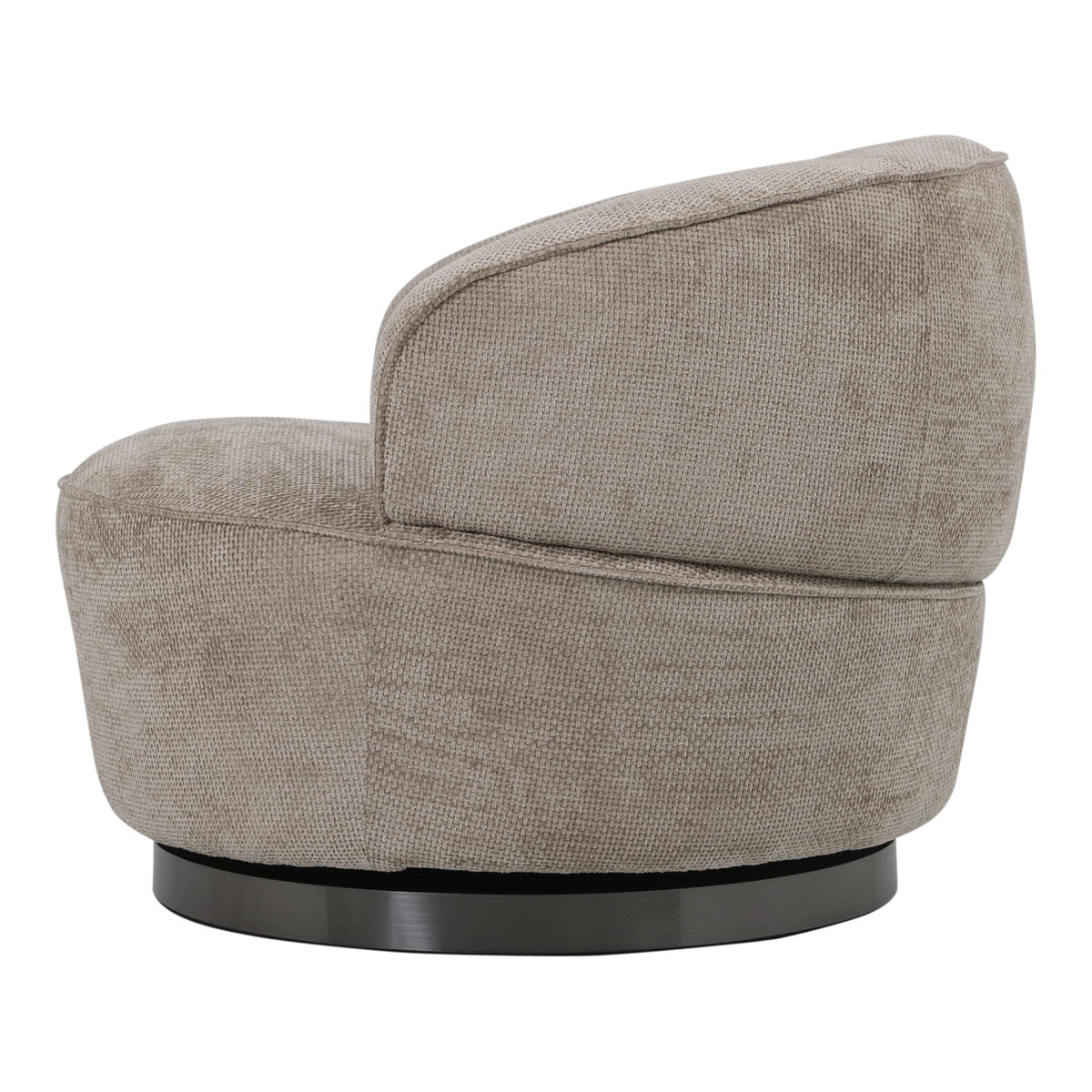 Draaifauteuil Filou | Beige — Zijaanzicht - witfoto