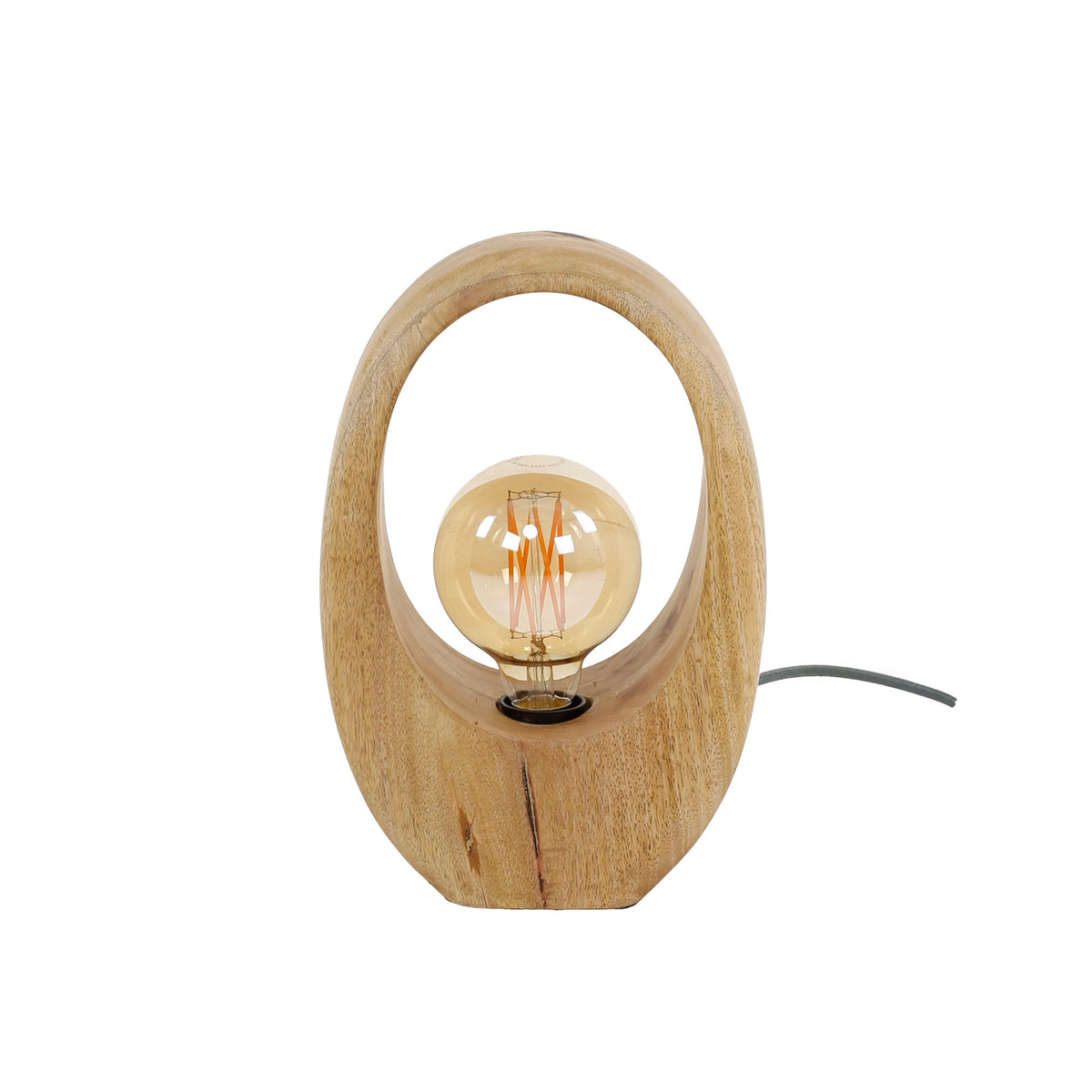 Tafellamp Arch Wood | M | Naturel Mangohout