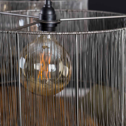 Hanglamp Stringshade | Zwart Nikkel