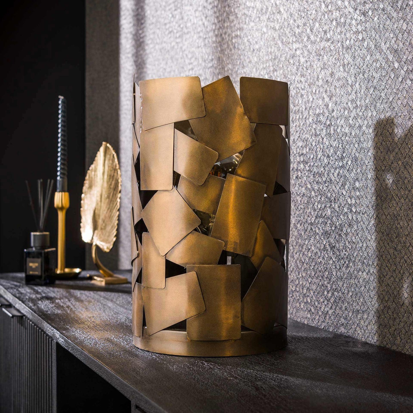 Tafellamp Patch | Brons Antiek