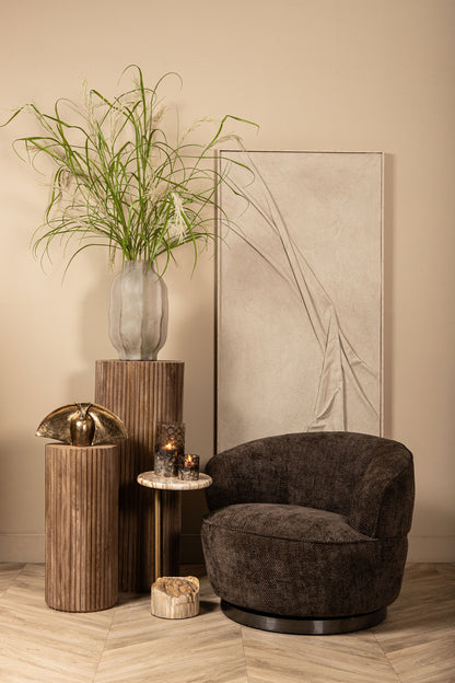 Fauteuil Filou | Bruin stof