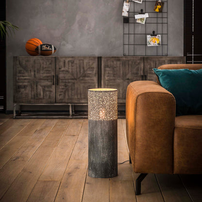 Vloerlamp Cilinder | 20x20x60 | Grijs