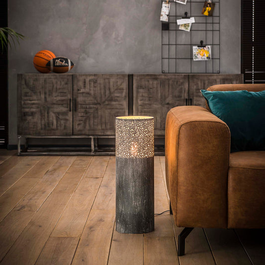 Vloerlamp Cilinder | 20x20x60 | Grijs