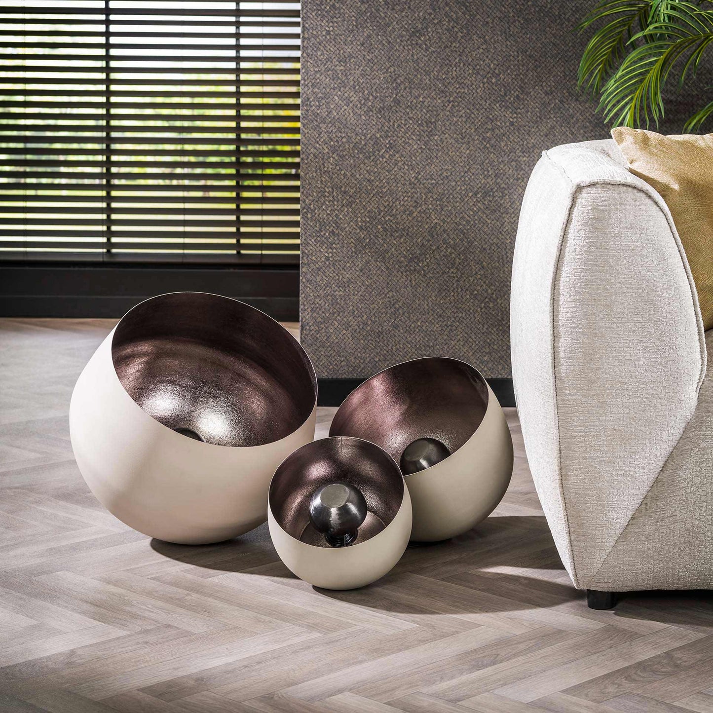 Tafellamp Aron | Ø28 | Grijs Aluminium