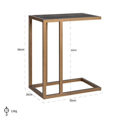 Laptoptafel Blackbone | Brass Eikenfineer