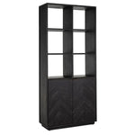 Boekenkast Blackbone | Zwart Eikenhout