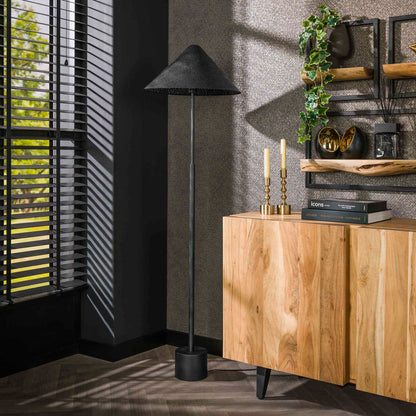 Vloerlamp Kosmos | Zwart Metaal