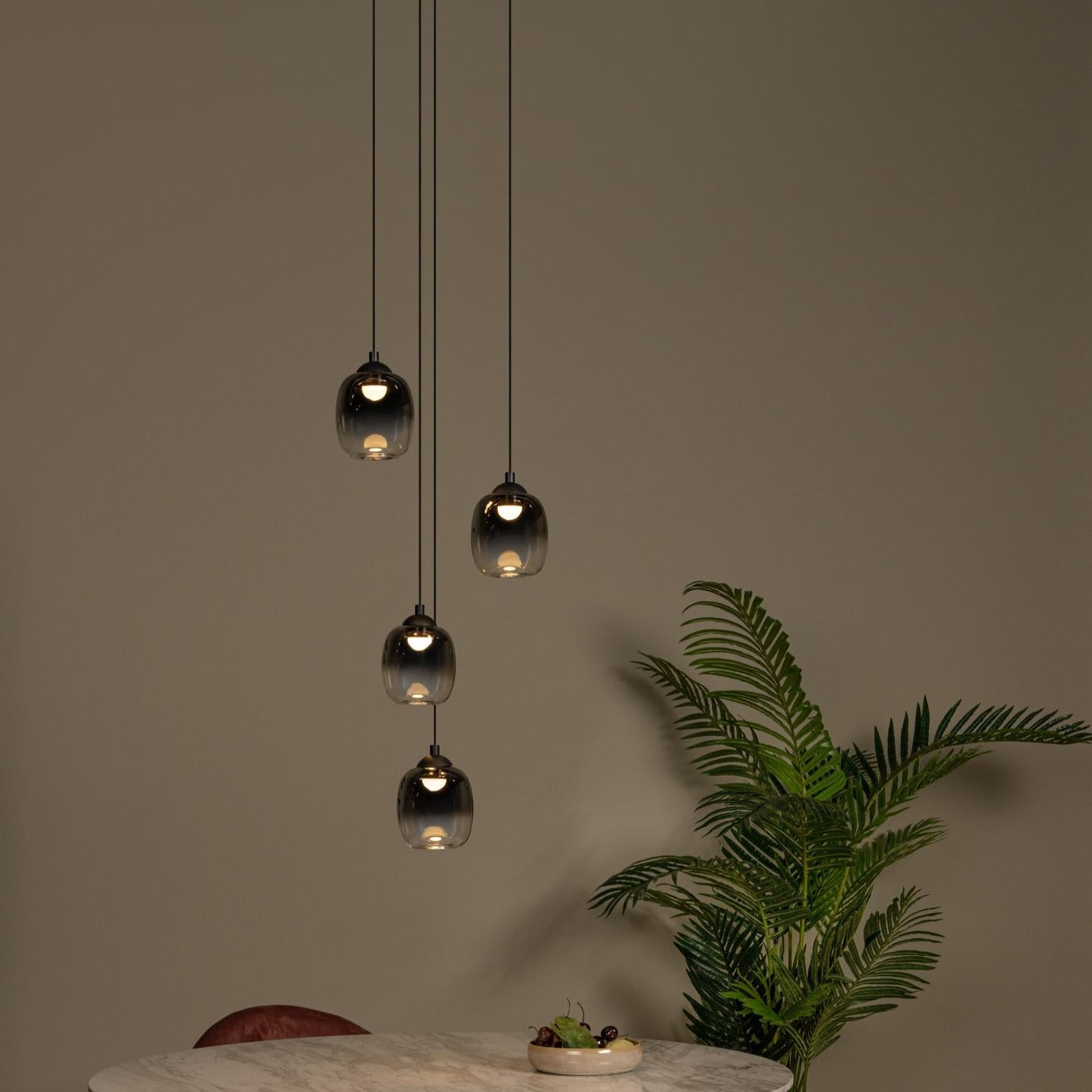 Hanglamp Tamino | Zwart Metaal
