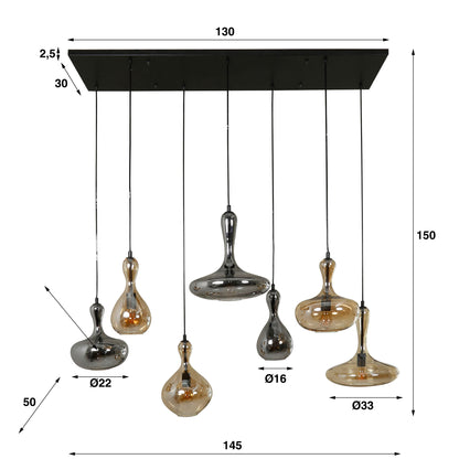 Hanglamp Karaf | Artic zwart