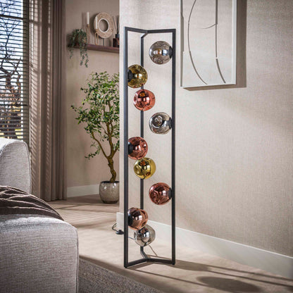 Vloerlamp Stellar | 9 Lichts | Artic Zwart