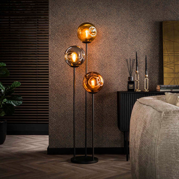 Vloerlamp 3L Stellar | Zwart