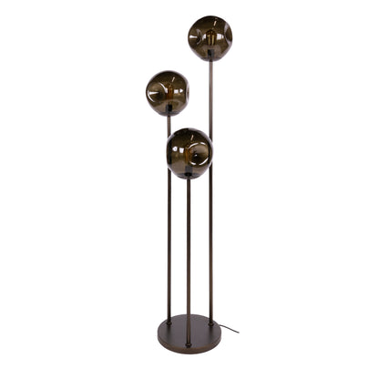 Vloerlamp Stellar | Bruin Glas