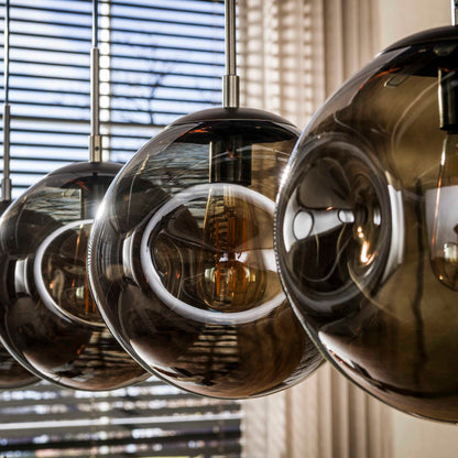 Hanglamp Stellar | 4 Licht | Bruin gals