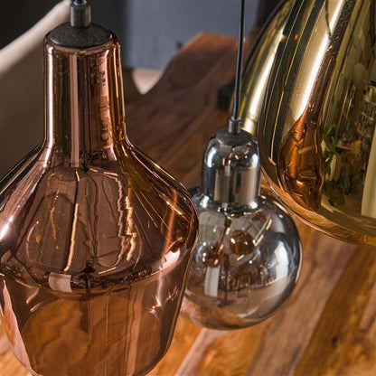 Hanglamp Mix Glass | Tricolore